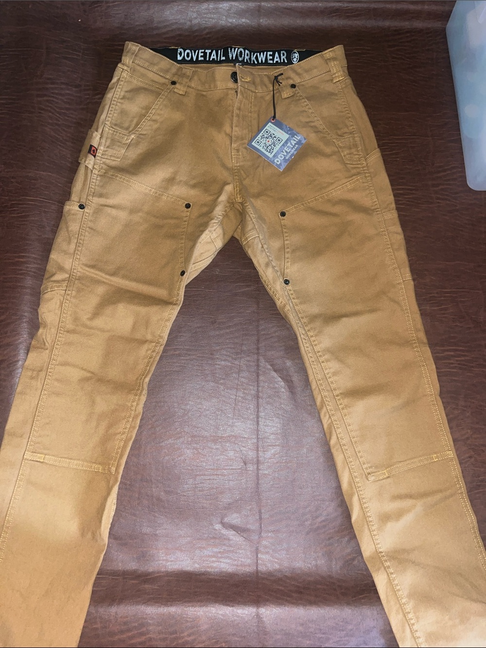 Dovetail Workwear Women's Straight Leg Pants - Brown